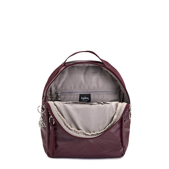 Kipling Kae Classic Metallic Rygsække Bordeaux | DK 1586BE